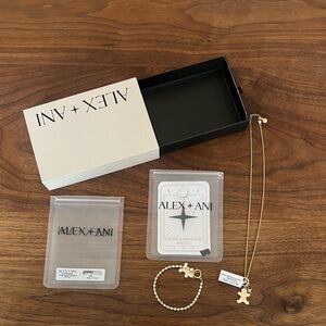 Alex and Ani Gold Gingerbread Jewelry Set